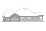 Luxury House Plan Right Elevation - Point Pleasant Craftsman Home 071D-0236 - Shop House Plans and More