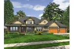 Luxury House Plan Front Image - Floral Way Craftsman Home 071D-0237 - Search House Plans and More