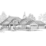 Craftsman House Plan Has Series Of Gables