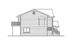 Traditional House Plan Left Elevation - Garden Park Split-Level Home 071D-0239 - Search House Plans and More