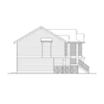 Arts & Crafts House Plan Left Elevation - Salem Crest Split-Level Home 071D-0240 - Shop House Plans and More