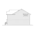 Arts & Crafts House Plan Right Elevation - Salem Crest Split-Level Home 071D-0240 - Shop House Plans and More