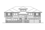 Shingle House Plan Front Elevation - Gardenville Craftsman Home 071D-0242 - Search House Plans and More