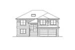 Traditional House Plan Front Elevation - Kendrick Traditional Style Home 071D-0243 - Search House Plans and More