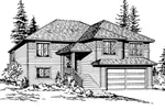 Traditional Style Two-Story Home Design
