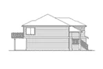 Traditional House Plan Left Elevation - Kendrick Traditional Style Home 071D-0243 - Search House Plans and More