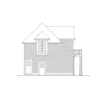 Shingle House Plan Left Elevation - Lida Apartment Garage 071D-0246 - Shop House Plans and More