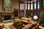 Traditional House Plan Family Room Photo 02 - Horton Manor Luxury Home 071S-0001 - Search House Plans and More
