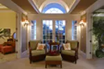 Traditional House Plan Family Room Photo 03 - Horton Manor Luxury Home 071S-0001 - Search House Plans and More