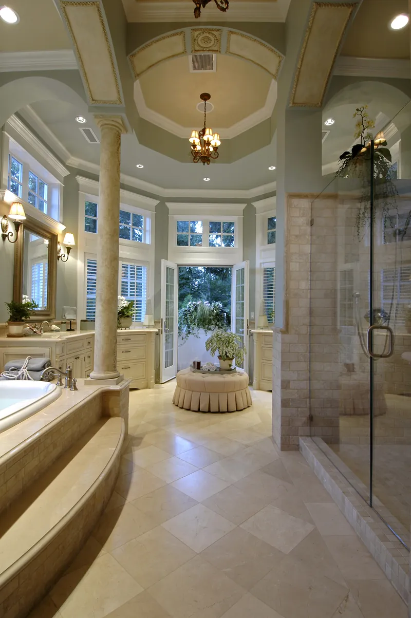 Shingle House Plan Master Bathroom Photo 02 - Horton Manor Luxury Home 071S-0001 - Search House Plans and More