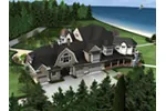 Luxury House Plan Side View Photo - Horton Manor Luxury Home 071S-0001 - Search House Plans and More