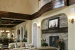 Traditional House Plan Living Room Photo 01 - Parktowne Luxury Home 071S-0002 - Shop House Plans and More