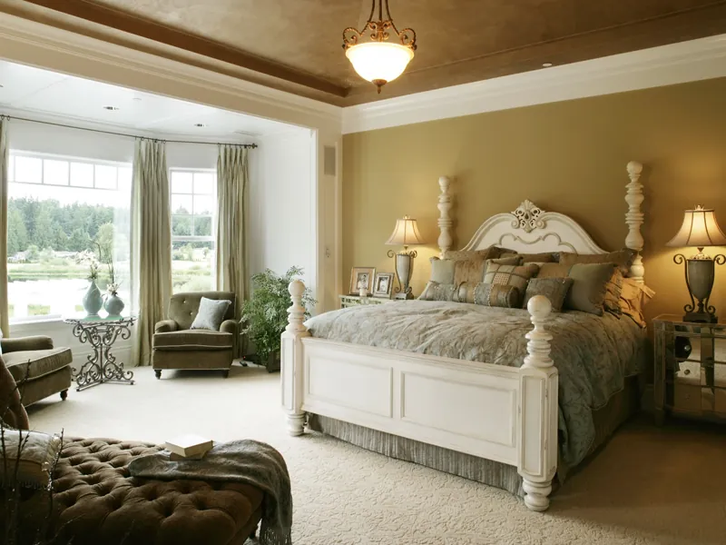 Traditional House Plan Master Bedroom Photo 01 - Parktowne Luxury Home 071S-0002 - Shop House Plans and More