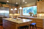 Country House Plan Kitchen Photo 01 - Hailey Spring Craftsman Home 071S-0006 - Search House Plans and More