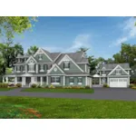 Colonial House Plan Front Image - Ossenfort Traditional Home 071S-0008 - Shop House Plans and More