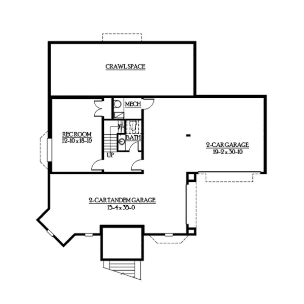 Luxury House Plan Lower Level Floor - Wellsford Way Luxury Home 071S-0009 - Shop House Plans and More