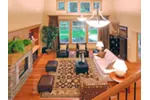 Luxury House Plan Family Room Photo 01 - Mozart Point Craftsman Home 071S-0011 - Shop House Plans and More