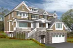 Modern House Plan Front Image - Freestone Multi-Level Home 071S-0013 - Search House Plans and More