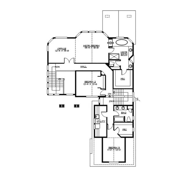 Luxury House Plan Second Floor - Ottawa Craftsman Home 071S-0015 - Shop House Plans and More