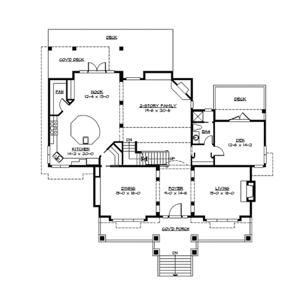 Country House Plan First Floor - Cahokia Manor Luxury Home 071S-0017 - Search House Plans and More