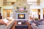 Country House Plan Fireplace Photo 01 - Ackerman Place Craftsman Home 071S-0019 - Search House Plans and More
