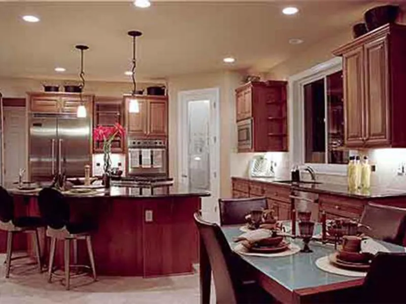 Modern House Plan Kitchen Photo 01 - Magnolia Place Modern Home 071S-0021 - Shop House Plans and More