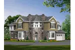 Luxury House Plan Front Image - Anaconda Arts & Crafts Home 071S-0022 - Search House Plans and More