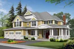 Traditional House Plan Front Image - Canterbury Farms Craftsman Home 071S-0023 - Search House Plans and More