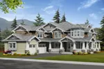 Southern House Plan Front Image - Canterbury Farms Craftsman Home 071S-0023 - Search House Plans and More