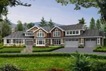 Home Combines Craftsman And Tudor Styles