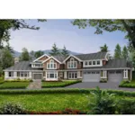 Home Combines Craftsman And Tudor Styles