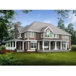 Luxury House Plan Rear Photo 01 - Shelley Place Country Farmhouse 071S-0030 - Shop House Plans and More