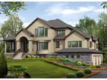 Multi-Level House Plan With Rustic Charm