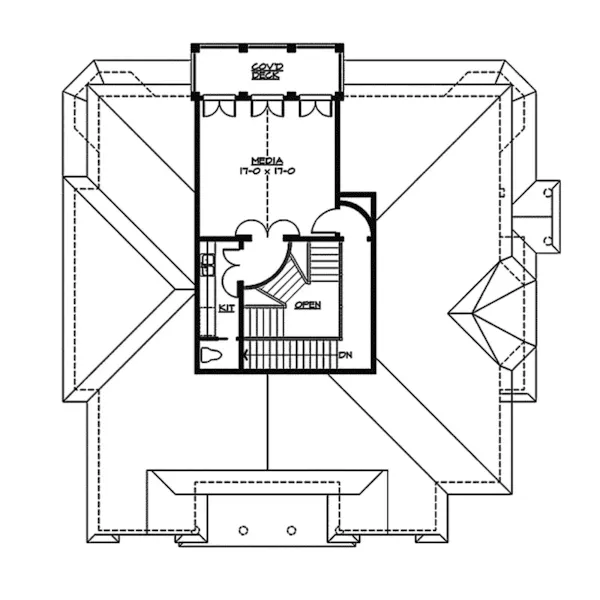 Luxury House Plan Third Floor - Ansel Luxury Country Home 071S-0036 - Search House Plans and More