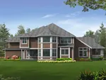 Arts & Crafts House Plan Color Image of House - Rocktrail Luxury Rustic Home 071S-0042 - Shop House Plans and More