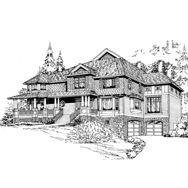 Luxurious Large Craftsman Style Mansion