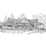 Large Country Craftsman Home Design