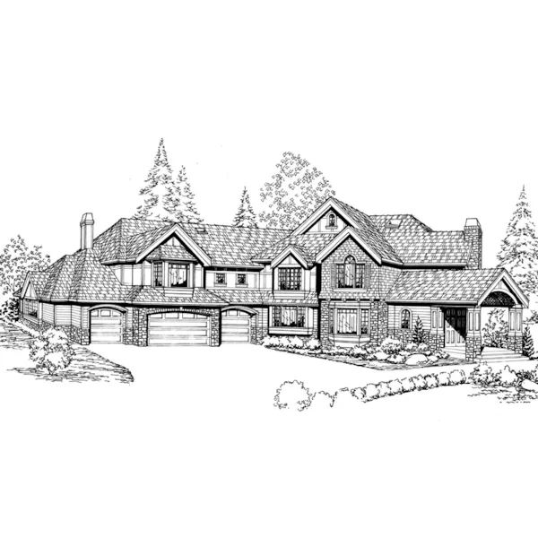 Great Details With This Luxury Craftsman Style Home Design