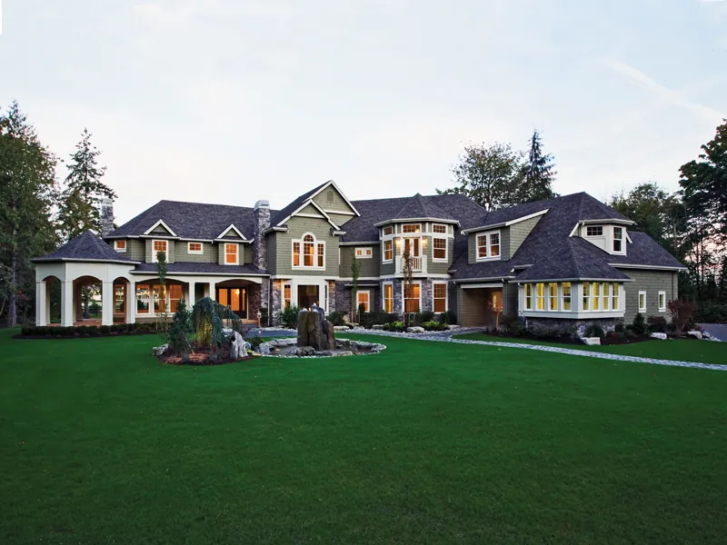 Massive Craftsman Style Mansion Home