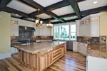 Victorian House Plan Kitchen Photo 03 - Lydelle Luxury Craftsman Home | Luxury Craftsman Home Designs