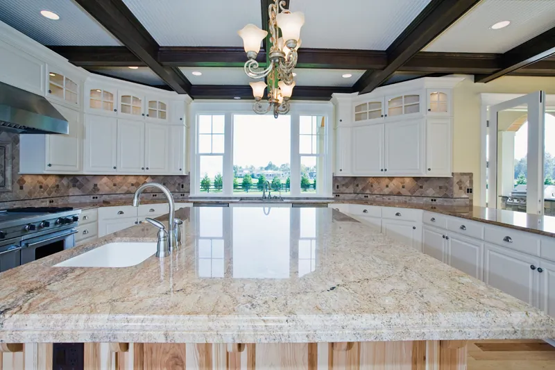 Southern House Plan Kitchen Photo 05 - Lydelle Luxury Craftsman Home | Luxury Craftsman Home Designs