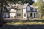 Victorian House Plan Side View Photo - Lydelle Luxury Craftsman Home | Luxury Craftsman Home Designs