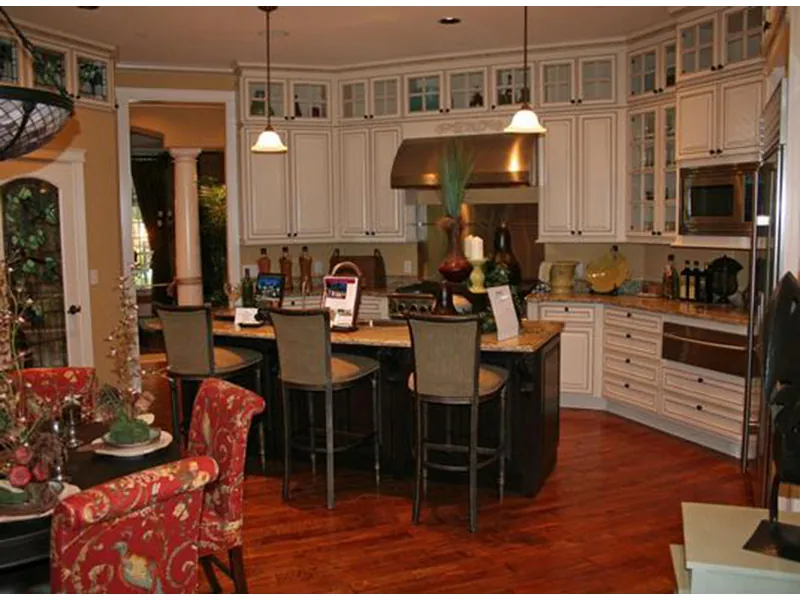 European House Plan Kitchen Photo 02 - Emerald Ridge Luxury Home 071S-0051 - Search House Plans and More