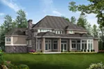 Luxury House Plan Rear Photo 01 - Emerald Ridge Luxury Home 071S-0051 - Search House Plans and More