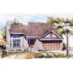 House Plan Front of Home 072D-0012