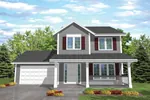 House Plan Front of Home 072D-0059