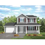 House Plan Front of Home 072D-0059