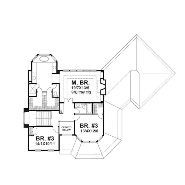 Country House Plan Second Floor - Livingstone Victorian Home 072D-0060 - Shop House Plans and More