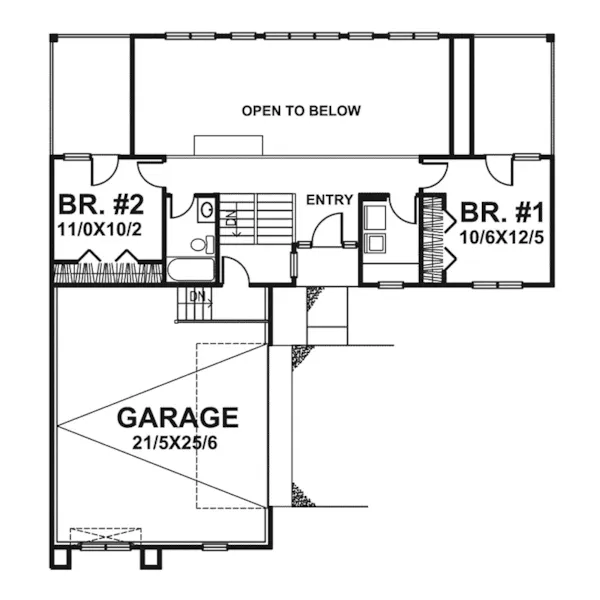 Country House Plan First Floor - Fiddlecreek Vacation Home 072D-0063 - Search House Plans and More