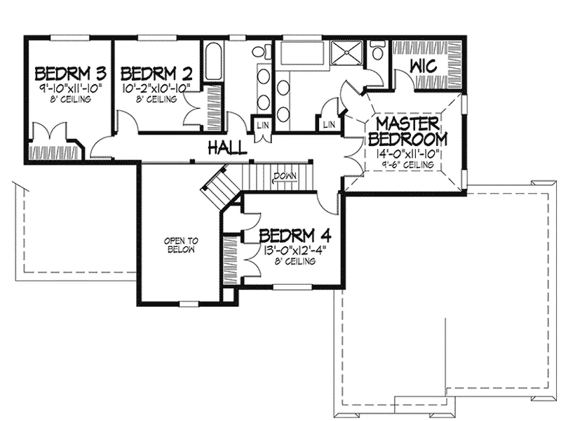 Traditional House Plan Second Floor - Charelvoix European Home 072D-0079 - Search House Plans and More